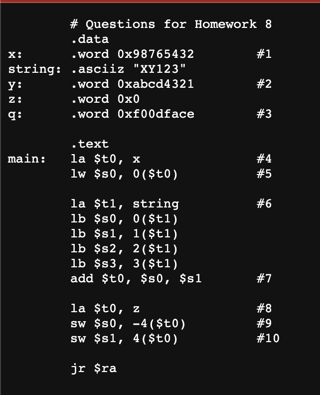 This is the code and you answer the all the questions | Chegg.com