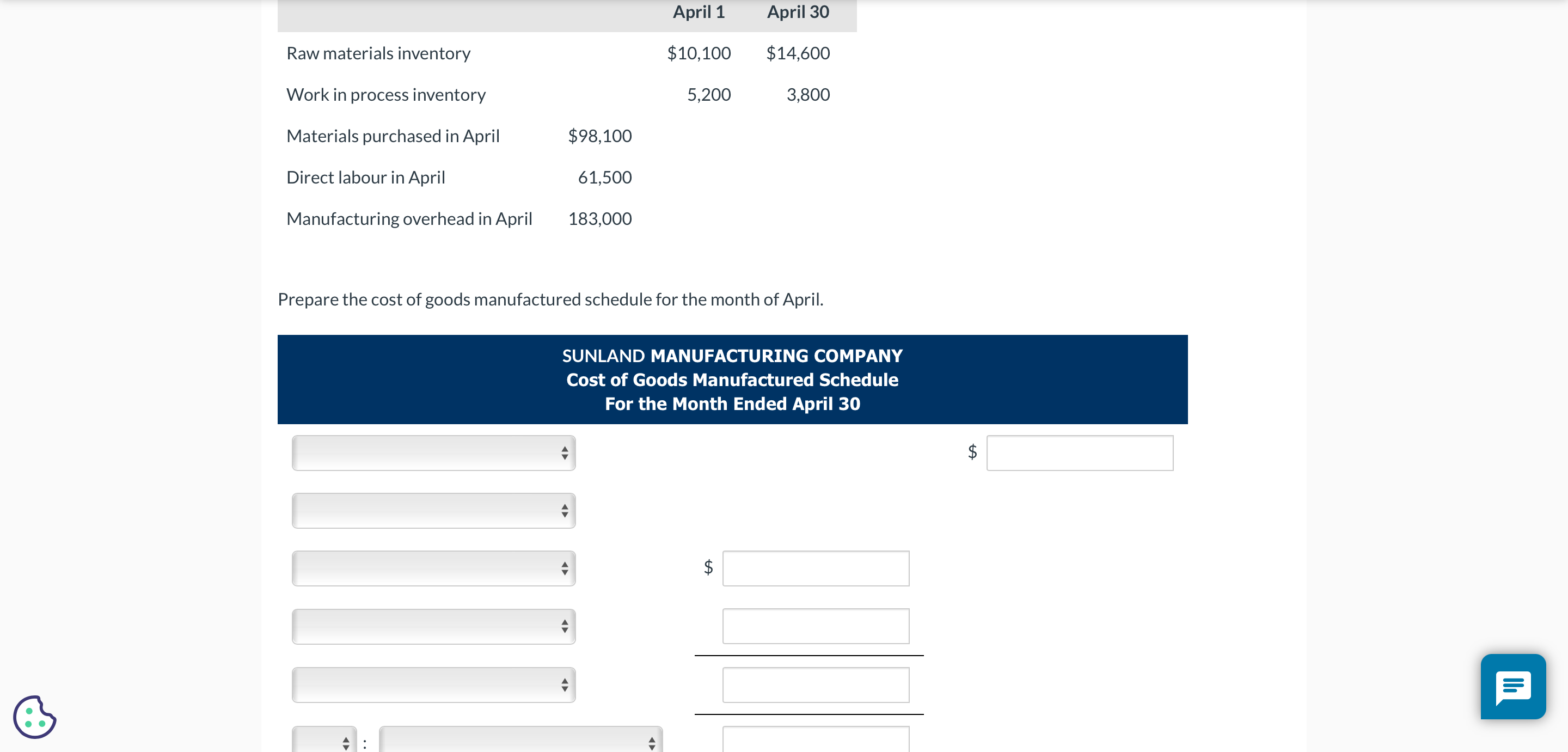 solved-prepare-the-cost-of-goods-manufactured-schedule-for-chegg