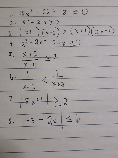 Solved Solve Each Inequality And Express The Solution Sets Chegg Com