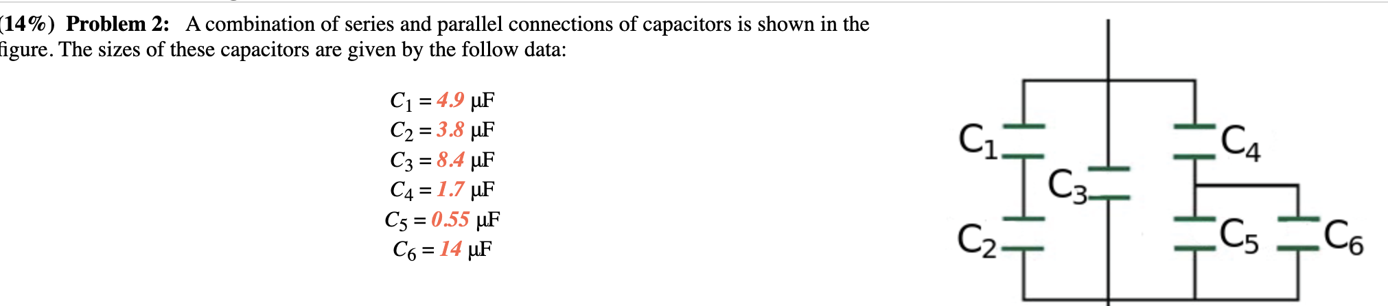 Solved A. Express the total capacitance of this combination | Chegg.com