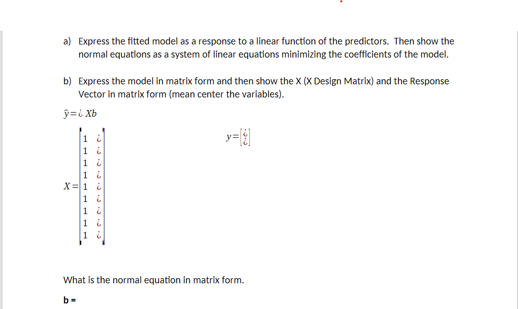 Problem 3: [25 points] Multiple Linear Regression An | Chegg.com