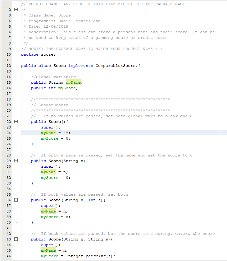 Solved For this project you will need to create a program | Chegg.com