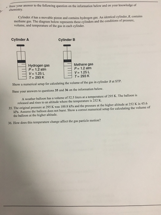 Solved Base your answer to the following question on the | Chegg.com
