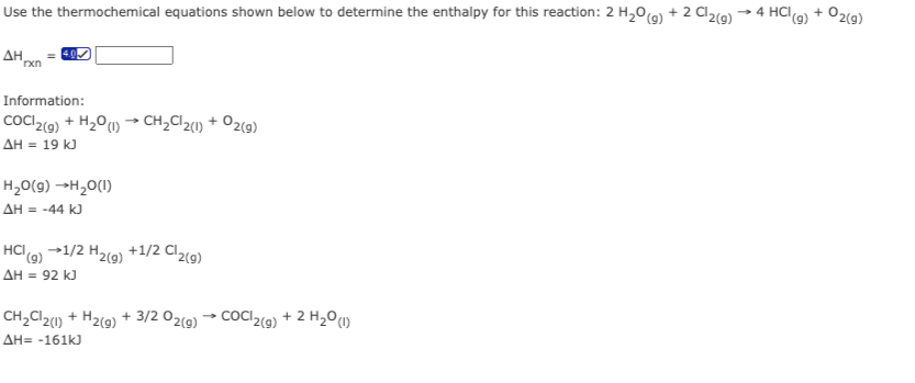 Solved Use The Thermochemical Equations Shown Below To | Chegg.com