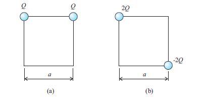 Solved Two point charges are placed at two vertices of a | Chegg.com