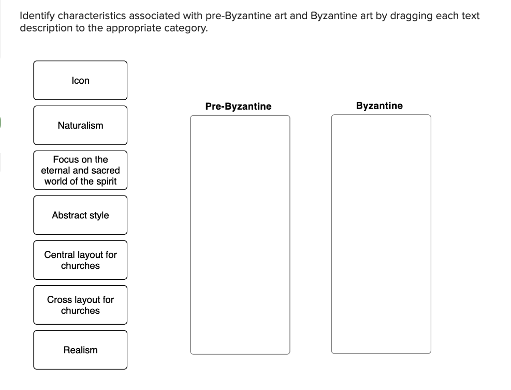 Solved Identify characteristics associated with | Chegg.com