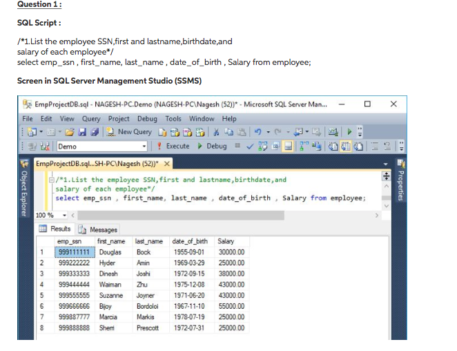 Solved Please answer the SQL questions 11-20 according to | Chegg.com