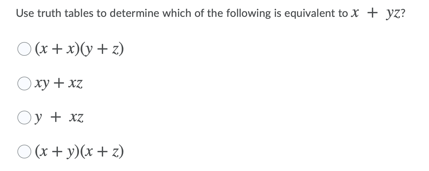 Solved Why is the set {AND, OR} not functionally complete? A | Chegg.com