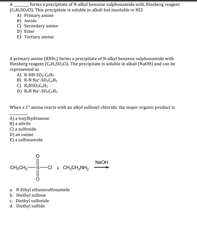 organic chemistry 2 homework