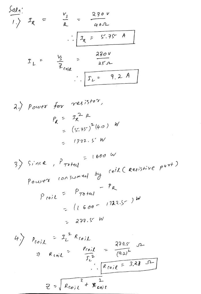 Solved 1.a For the circuit shown in Fig 1: (Total 25 marks) | Chegg.com