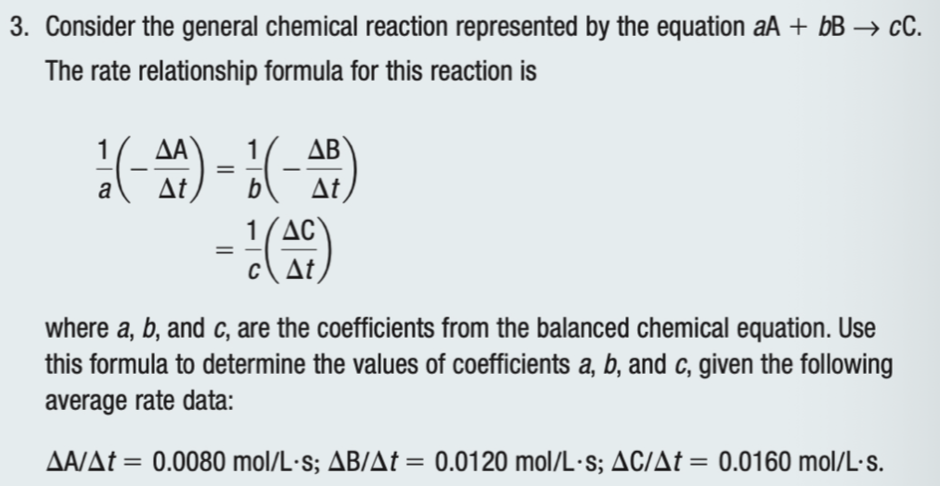 Solved 3. Consider the general chemical reaction represented | Chegg.com