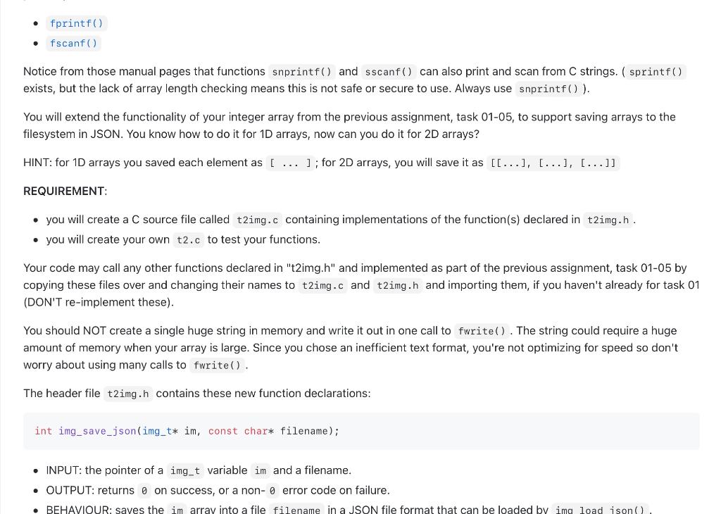 Solved Task 02 In task 01, we exported our array into a | Chegg.com