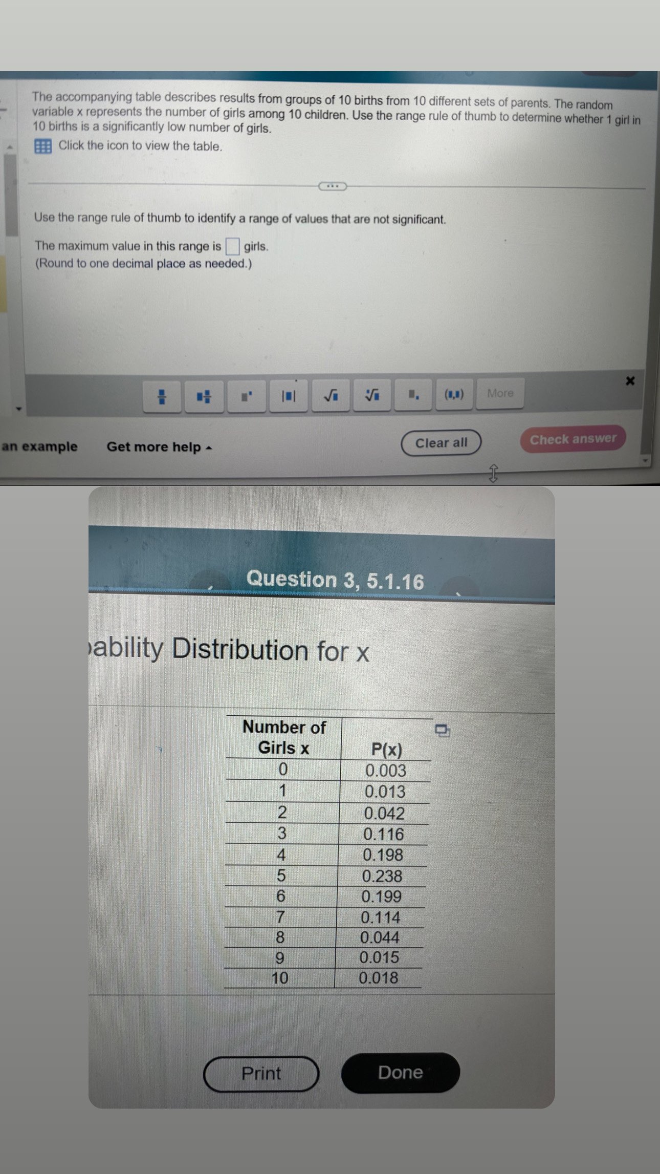 Solved The accompanying table describes results from groups | Chegg.com