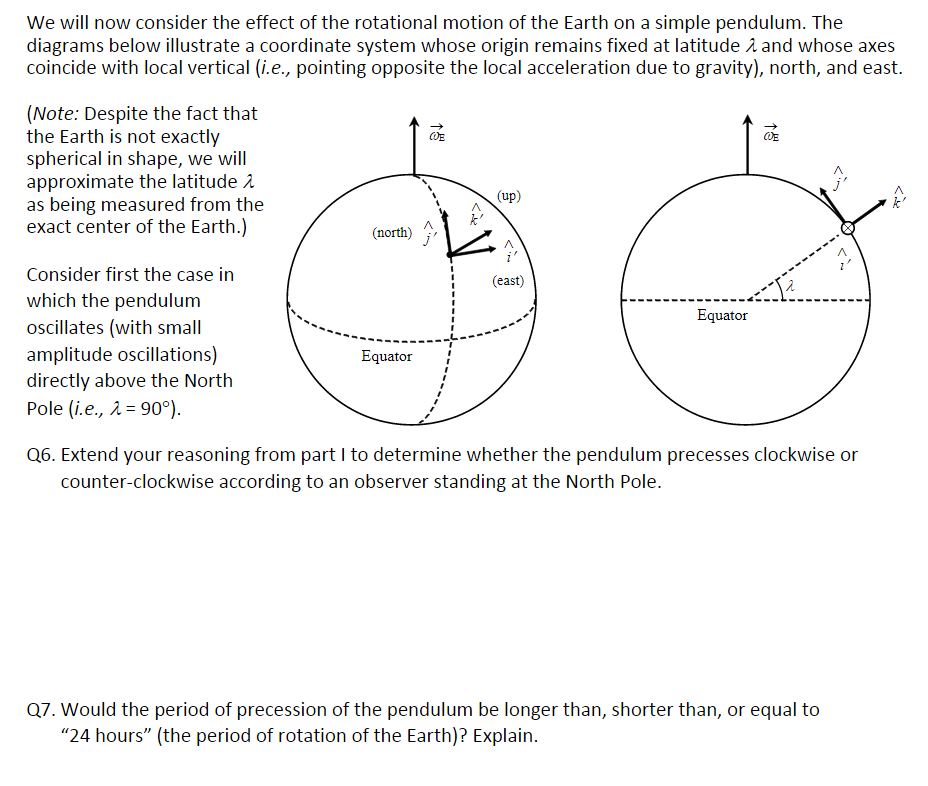 rotational motion of earth