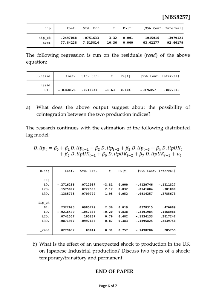 INBS8257] Question 1 The time plot below shows | Chegg.com