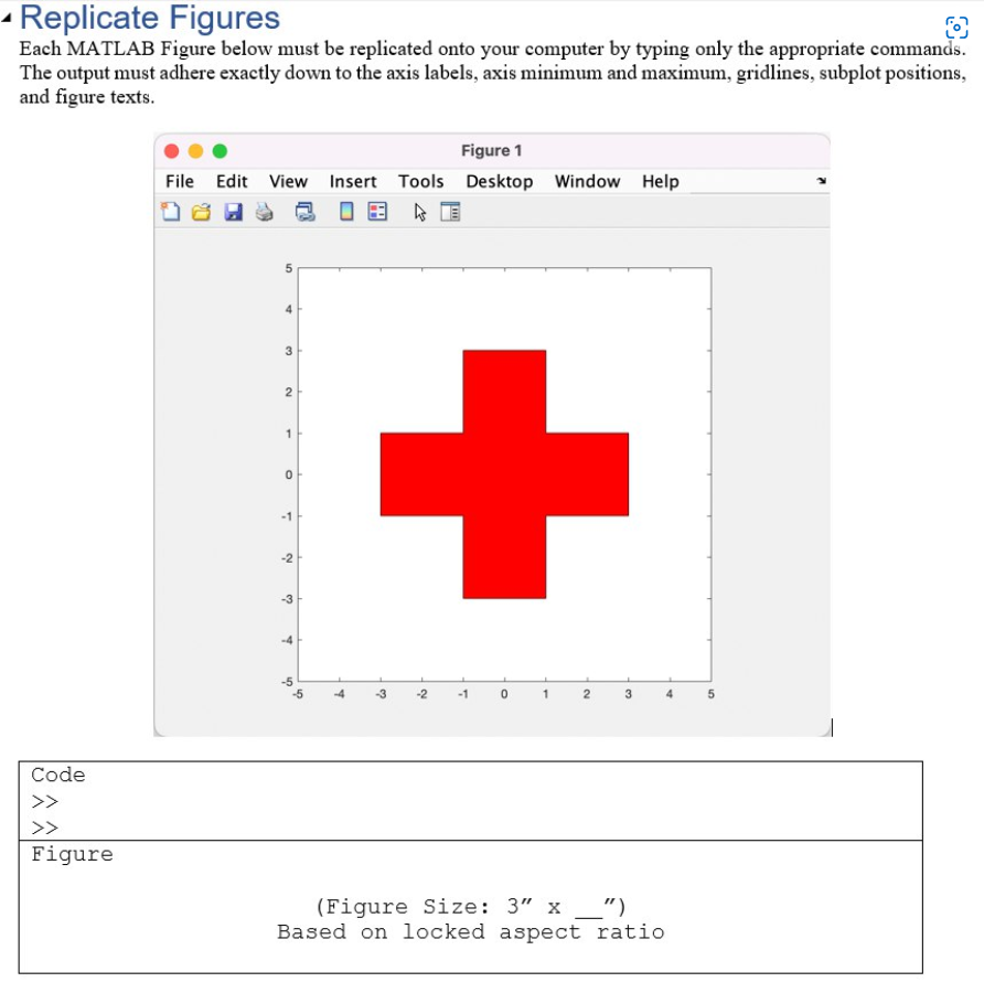 Solved Replicate Figures O Each MATLAB Figure below must be | Chegg.com
