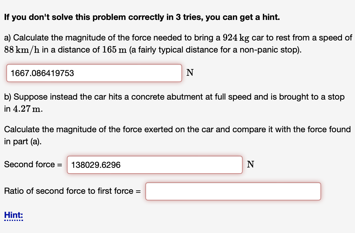 Solved If you don't solve this problem correctly in 3 tries, | Chegg.com