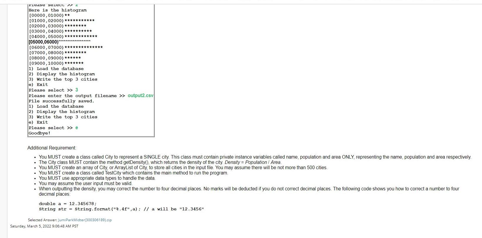 Solved I will give you the right code for the question and | Chegg.com
