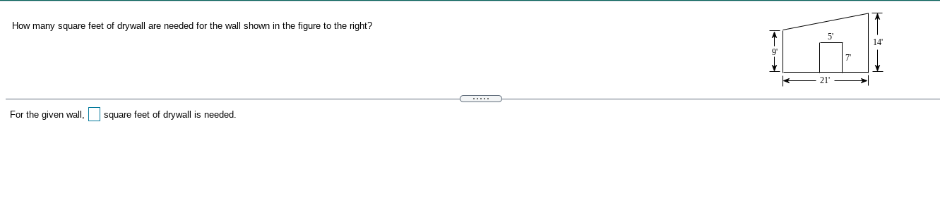 solved-how-many-square-feet-of-drywall-are-needed-for-the-chegg