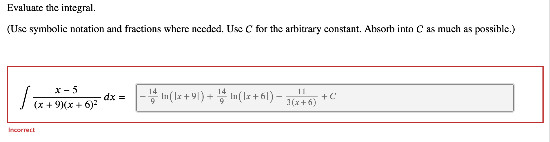 Emacs Math Integral Solved Evaluate the integral.(Use symbolic notation and | Chegg.com