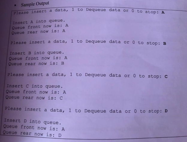 Solved These are the coding and output of the program: | Chegg.com