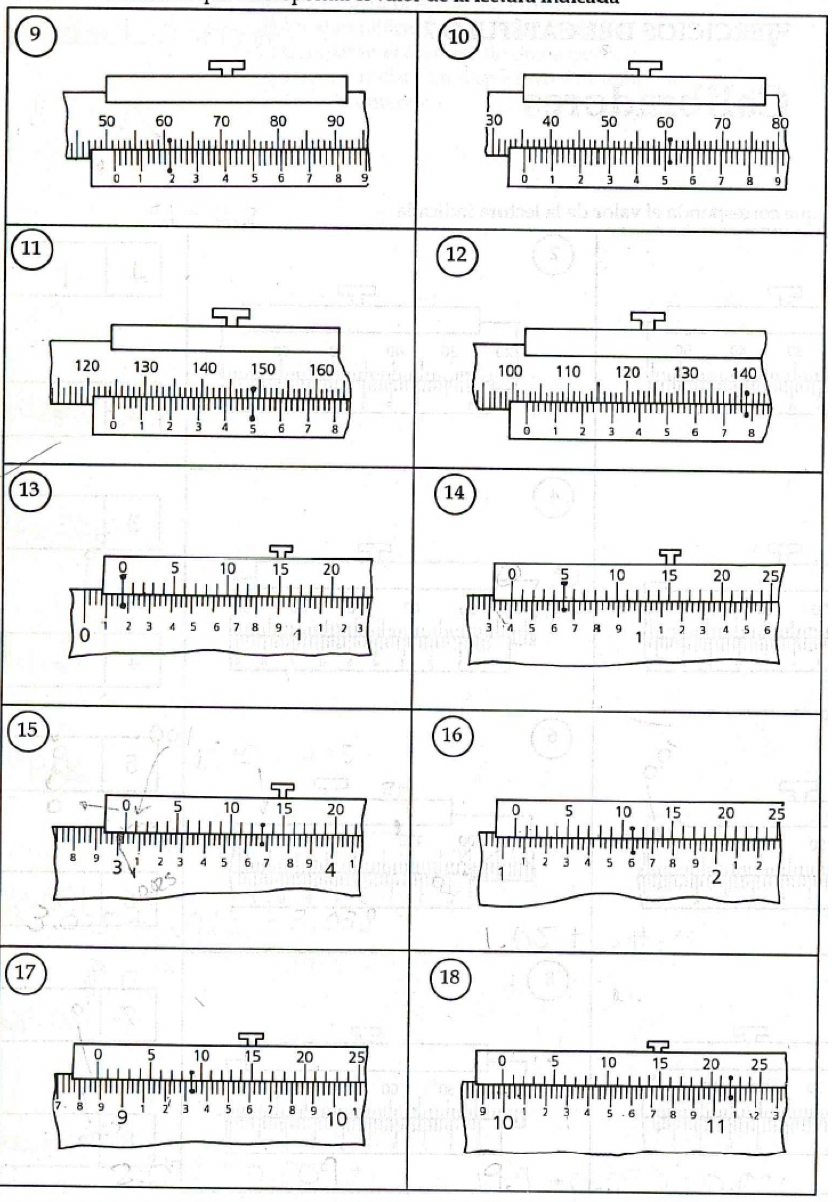 Solved Vernier caliper. You must analyze if the measurements | Chegg.com