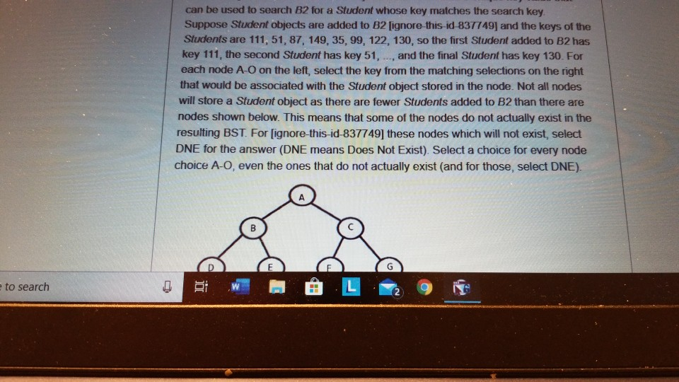 Solved Question 18 9 pts Consider the full binary search | Chegg.com