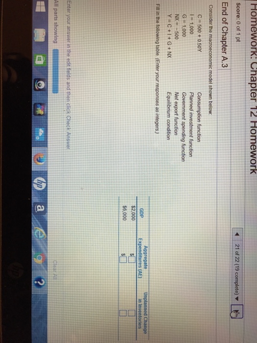 Solved Homework: Chapter 12 Homework score: 0 of 1 pt End of | Chegg.com