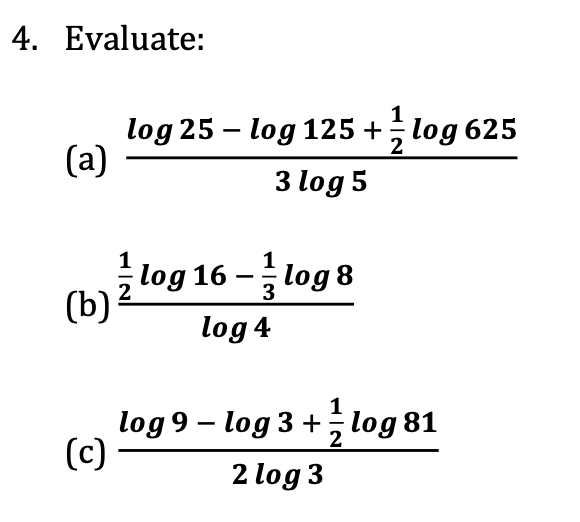 log 25 frac 1 5