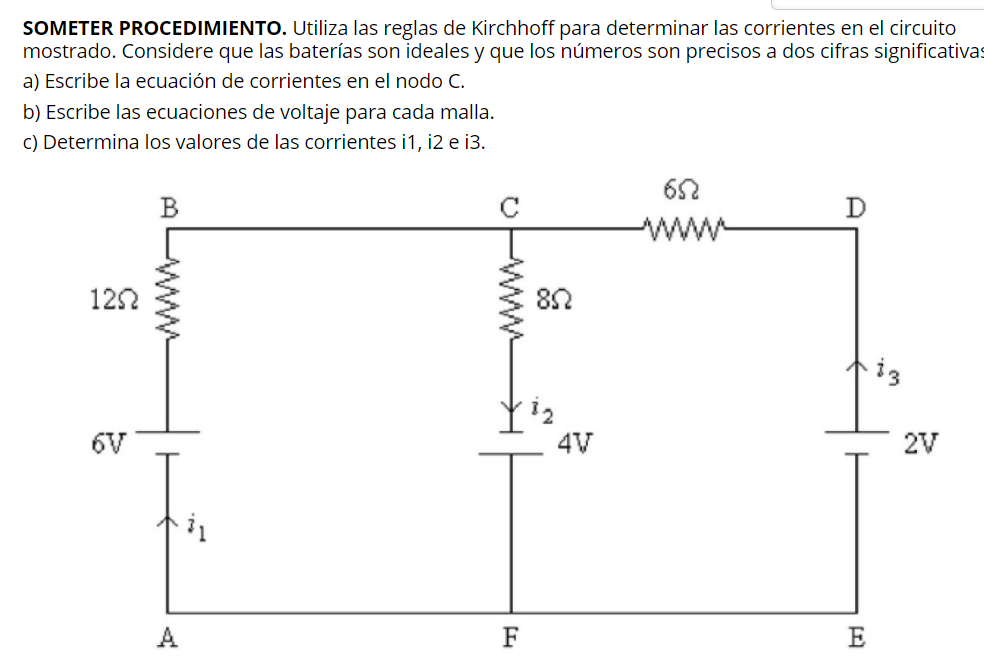 Solved Use Kirchhoff's rules to determine the currents in | Chegg.com