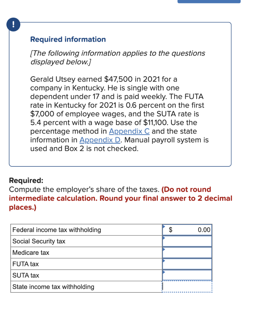 Solved Required information [The following information | Chegg.com
