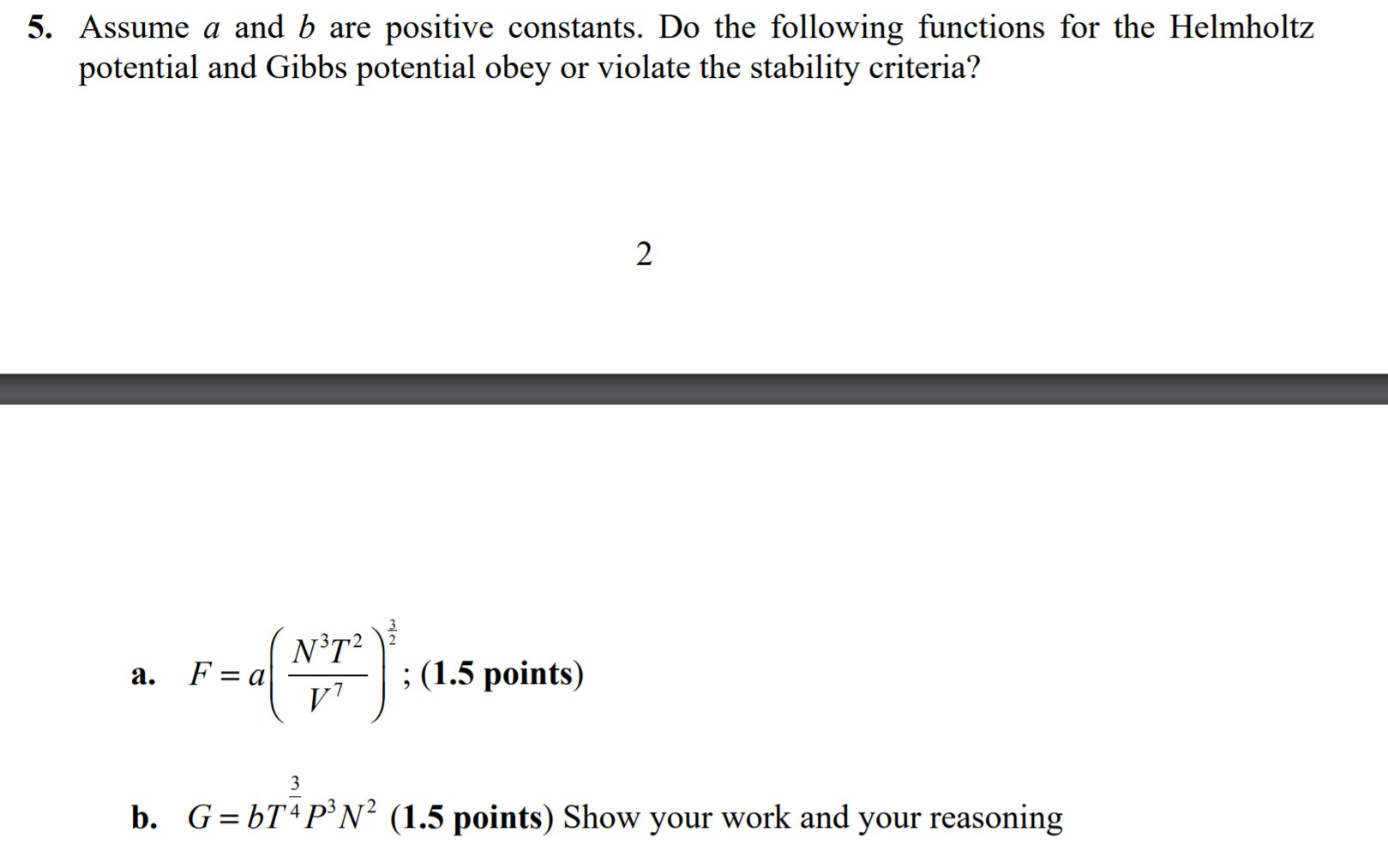 Solved 5. Assume A And B Are Positive Constants. Do The | Chegg.com