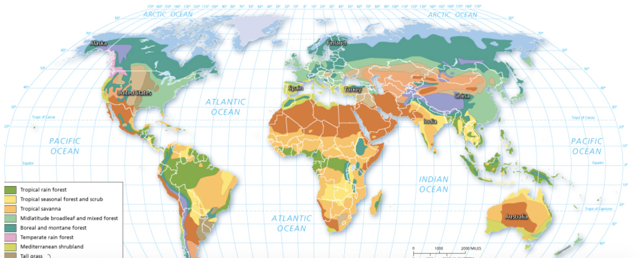 Solved Part D - Comparing the Natural Attributes of Regions | Chegg.com