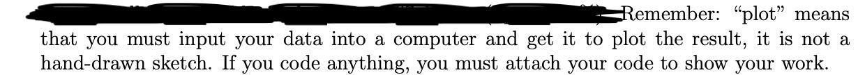 that you must input your data into a computer and get | Chegg.com