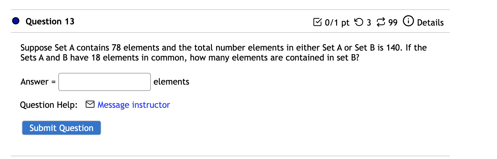 it is the total number of elements in a given set
