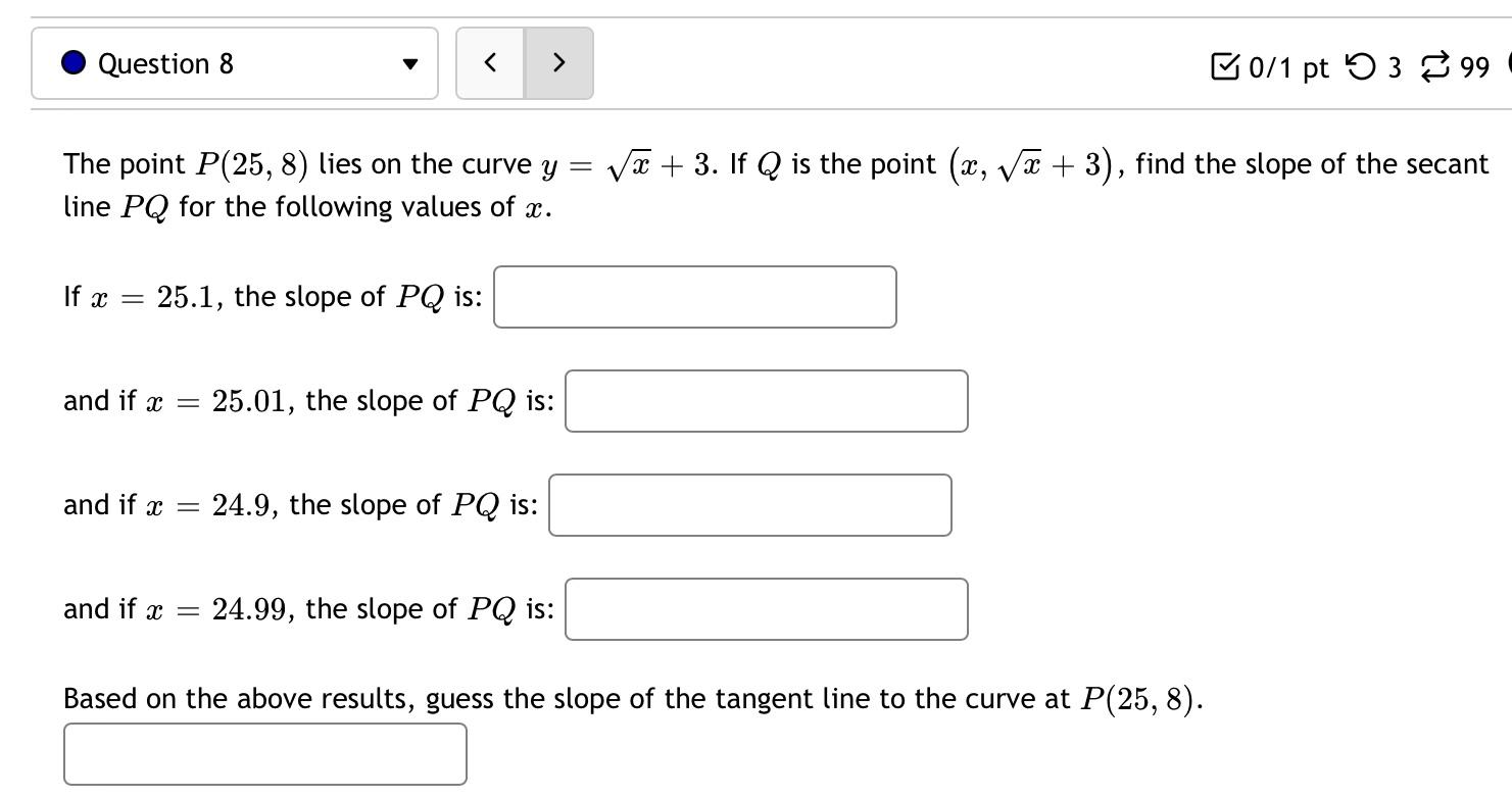 Solved Question 8 V B0 1 Pt 53 399 The Point P 25 8