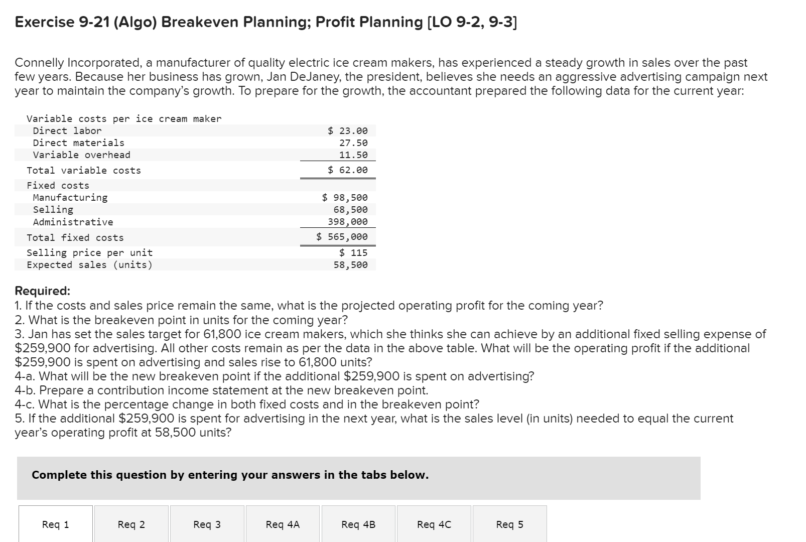 Solved What is the percentage change in both fixed costs and | Chegg.com