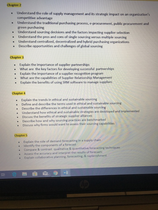 Solved MGMT 5001 (B) Principles of Supply Chain Management | Chegg.com