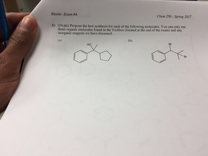 Solved Propose the best synthesis for each of the following | Chegg.com