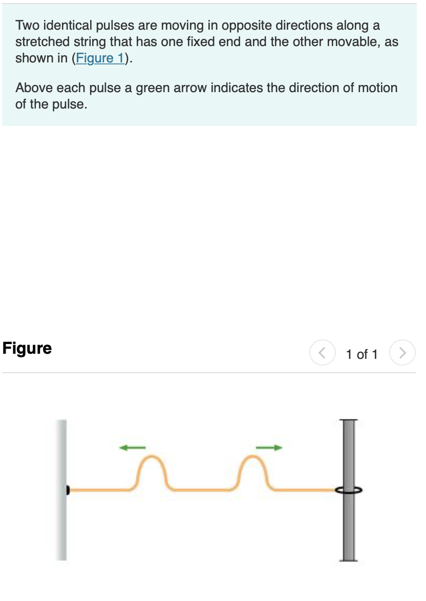 solved-two-identical-pulses-are-moving-in-opposite-chegg