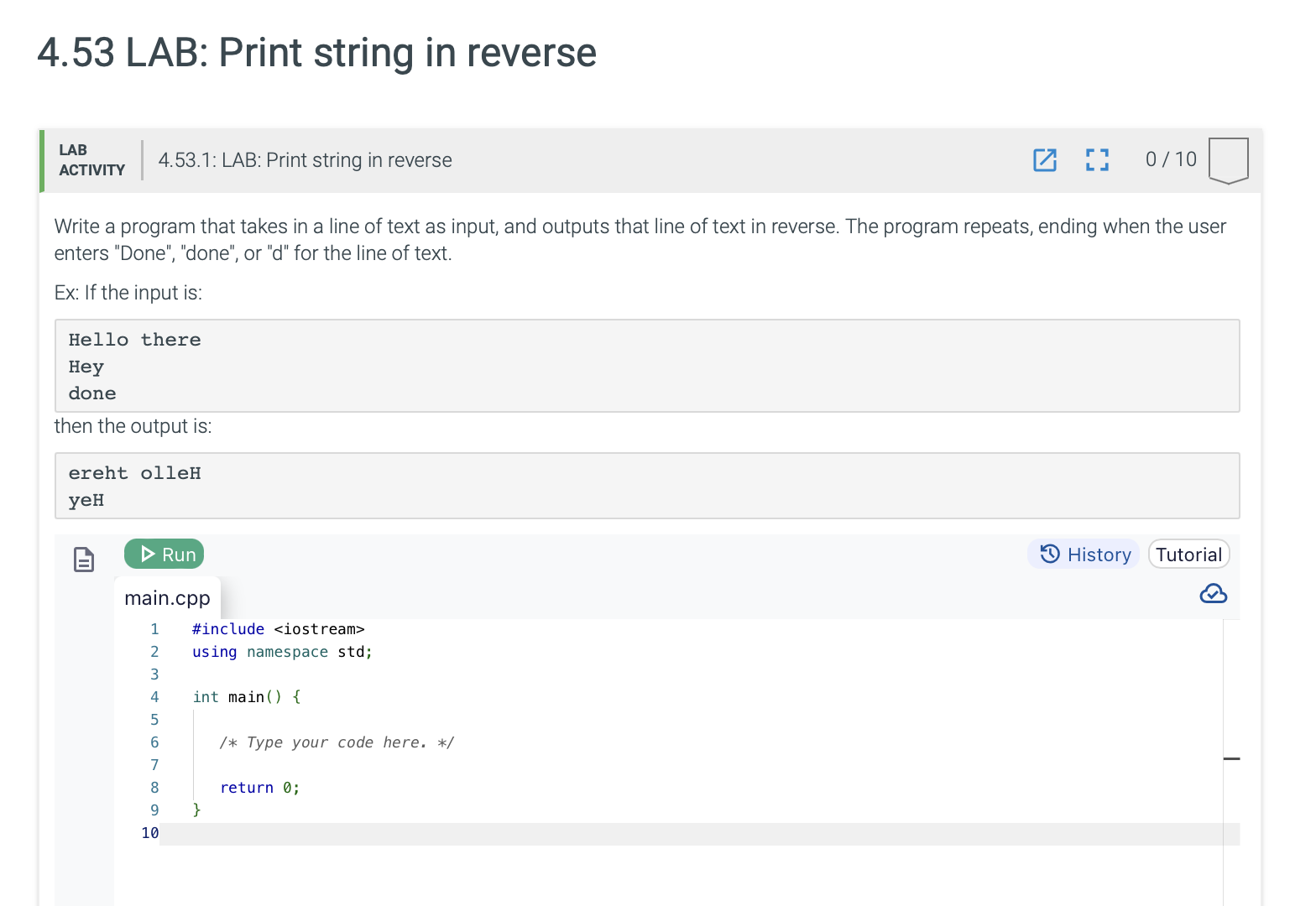 Solved In C++ ﻿CodeWrite a program that takes in a line of