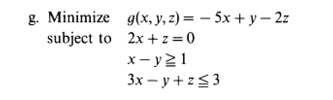 Solved Solve each of the noncanonical linear programming | Chegg.com