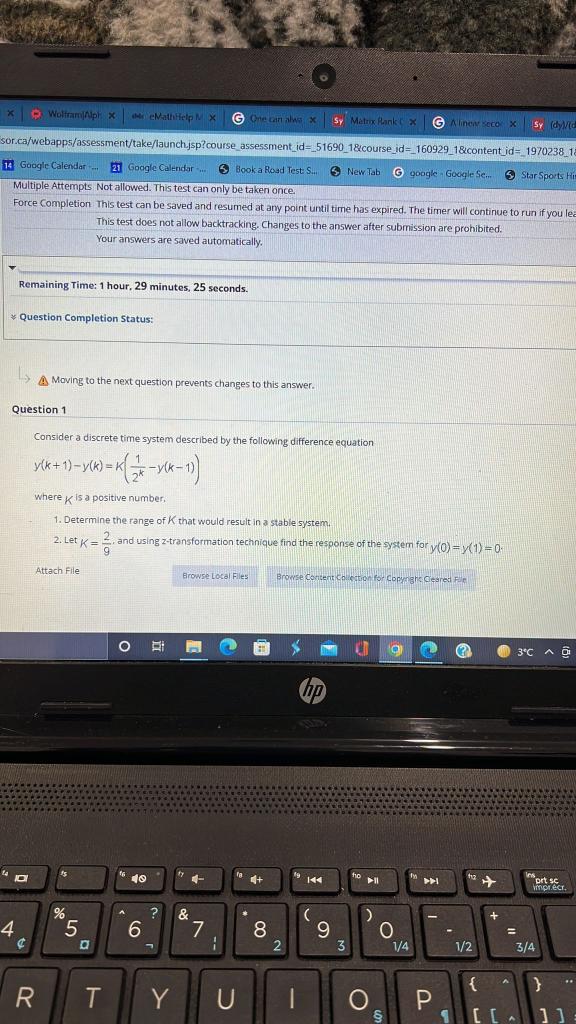 * Wolfram Alph Math Help M X G One in al X sy Matrix | Chegg.com