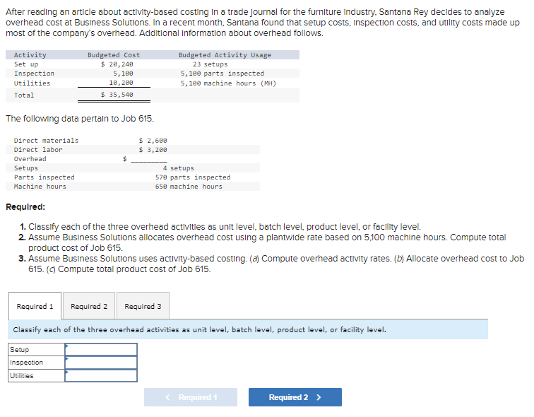 Solved Assume Business Solutions Allocates Overhead Cost | Chegg.com