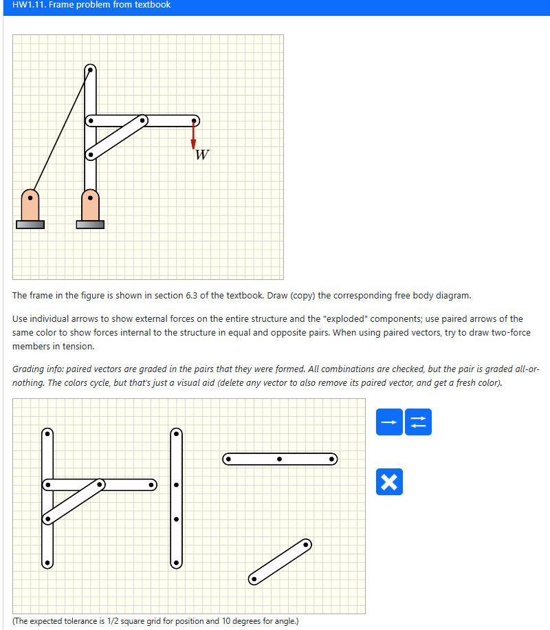 Solved HW1.11. ﻿Frame problem from textbookThe frame in the | Chegg.com
