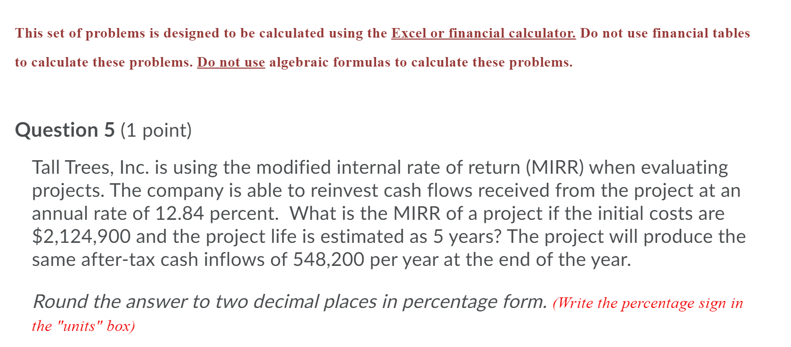 Solved This set of problems is designed to be calculated | Chegg.com