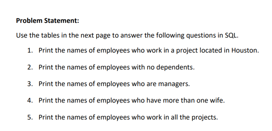Solved Use the tables in the next page to answer the | Chegg.com