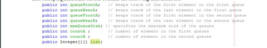 4Queue with two lines Create Java Project named | Chegg.com