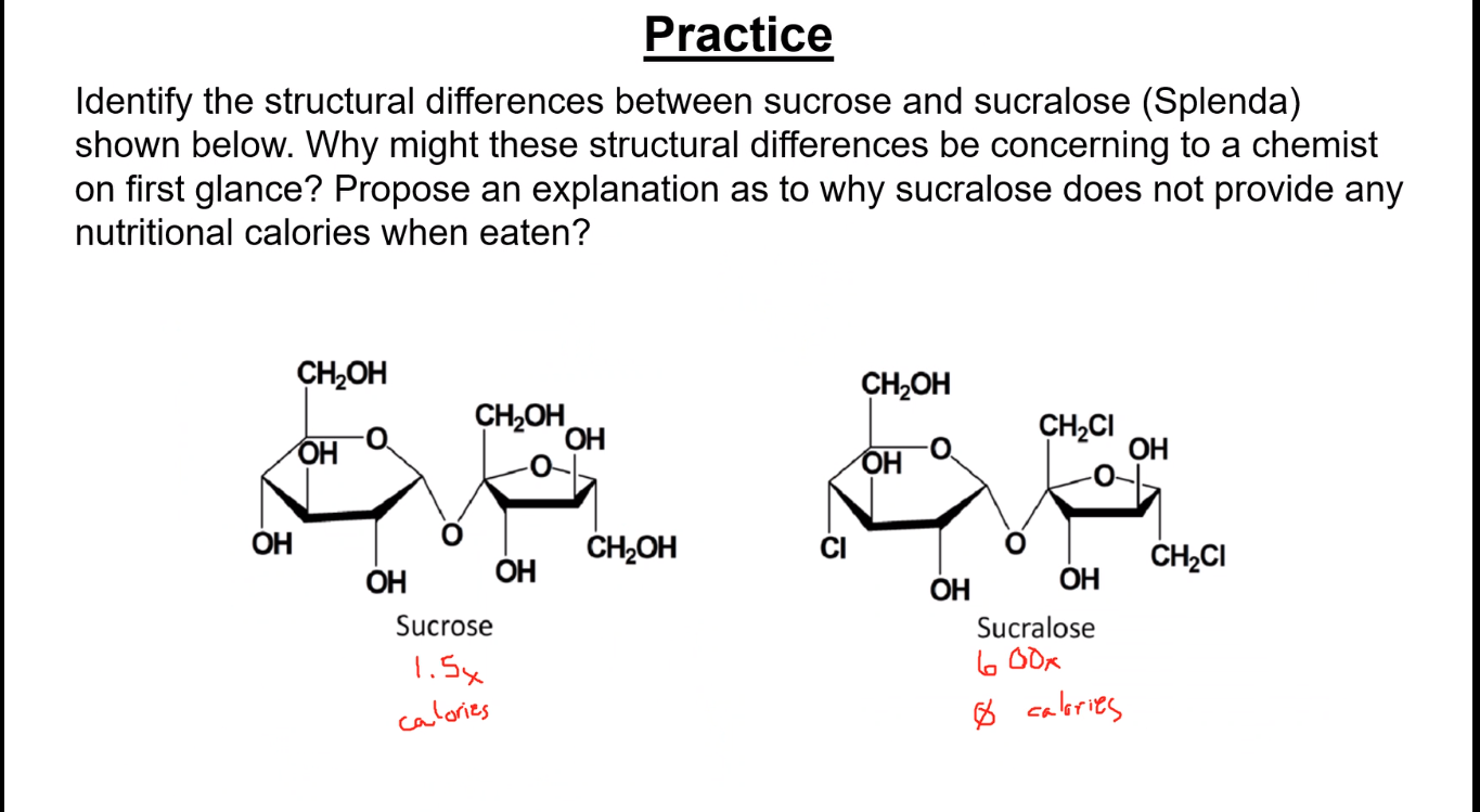 What Is the Difference Between Sucrose and Sucralose?