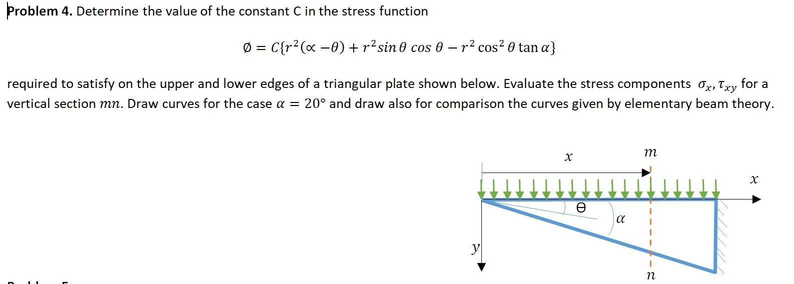 Solved Problem 4. Determine the value of the constant C in | Chegg.com